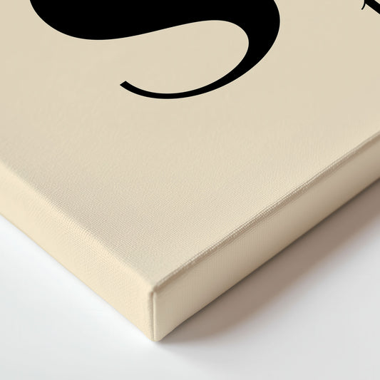 Personlig bokstavstavla – Creme