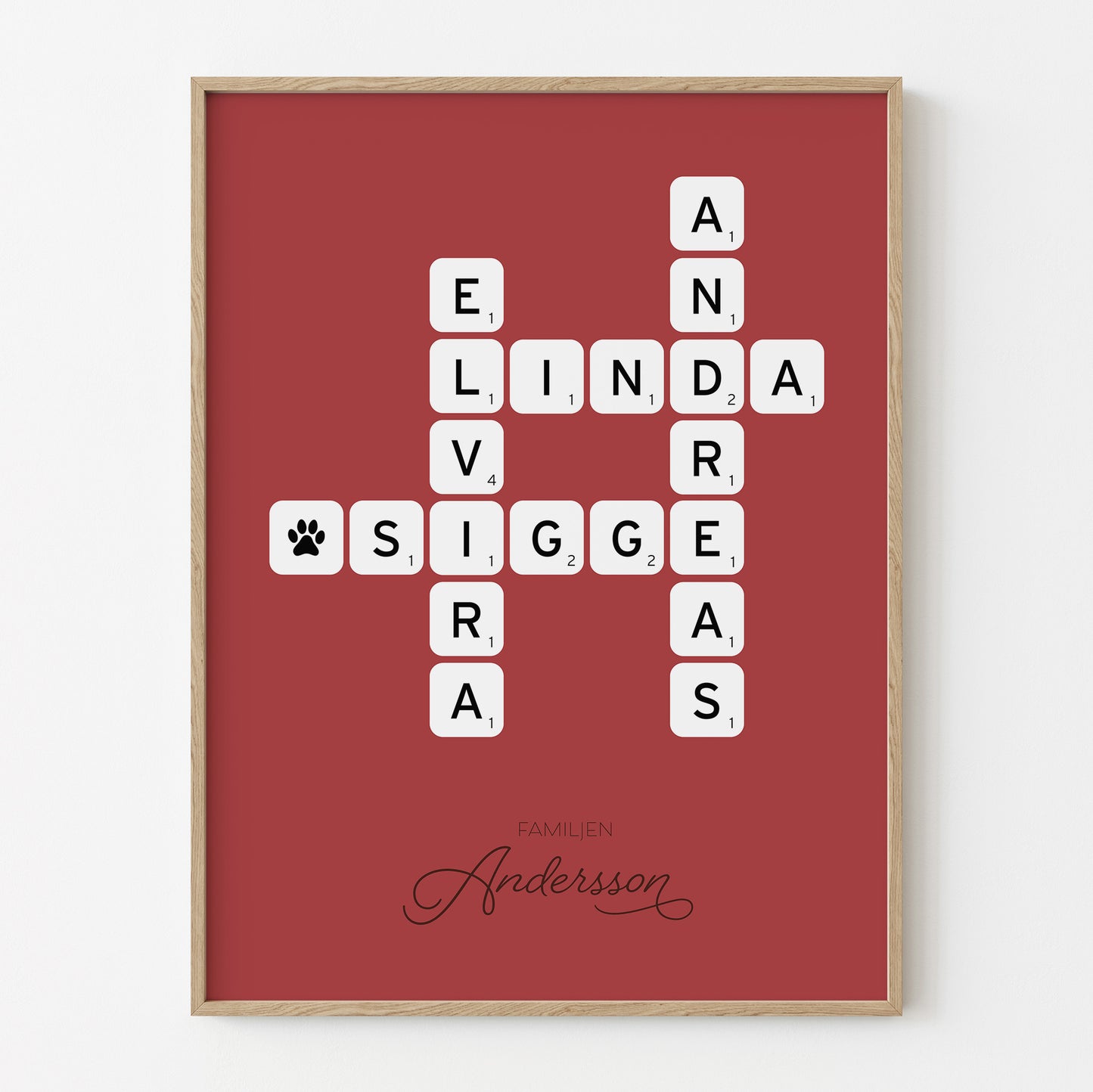 Personlig namntavla – Färg