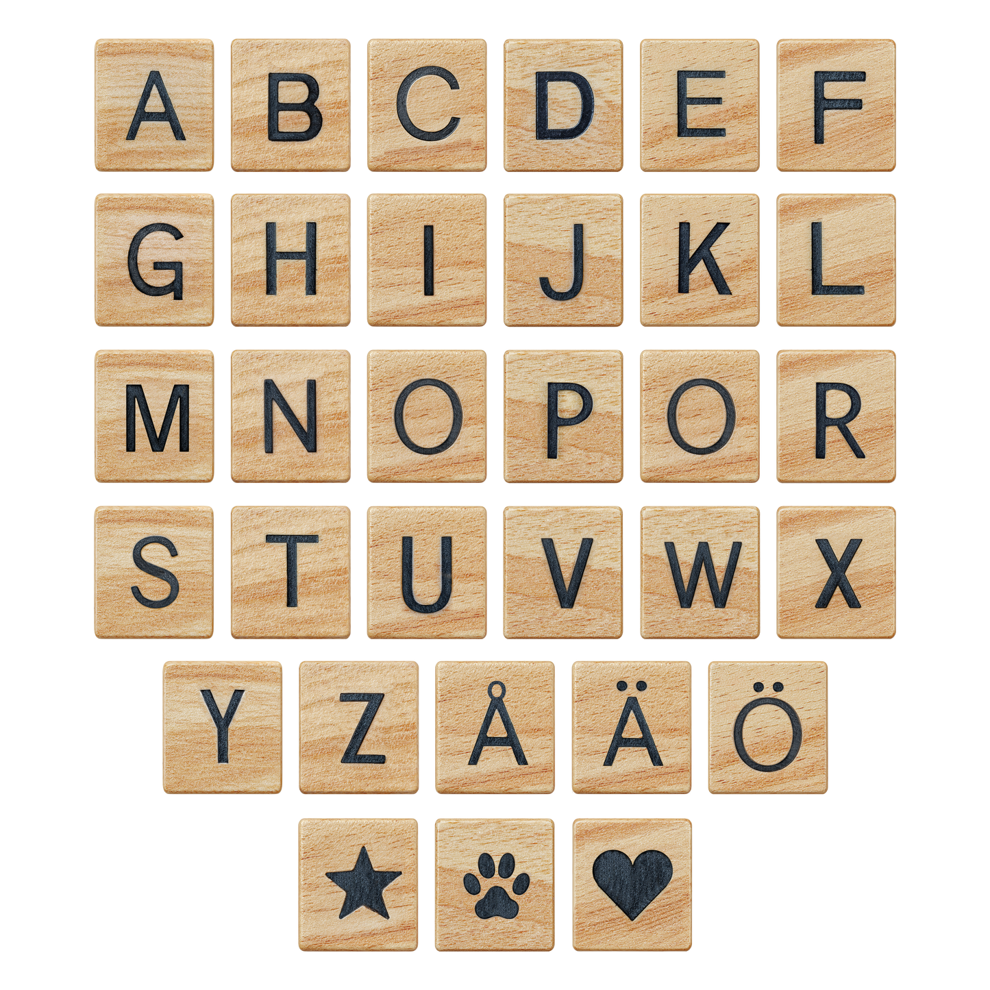 Personlig namntavla – Trä