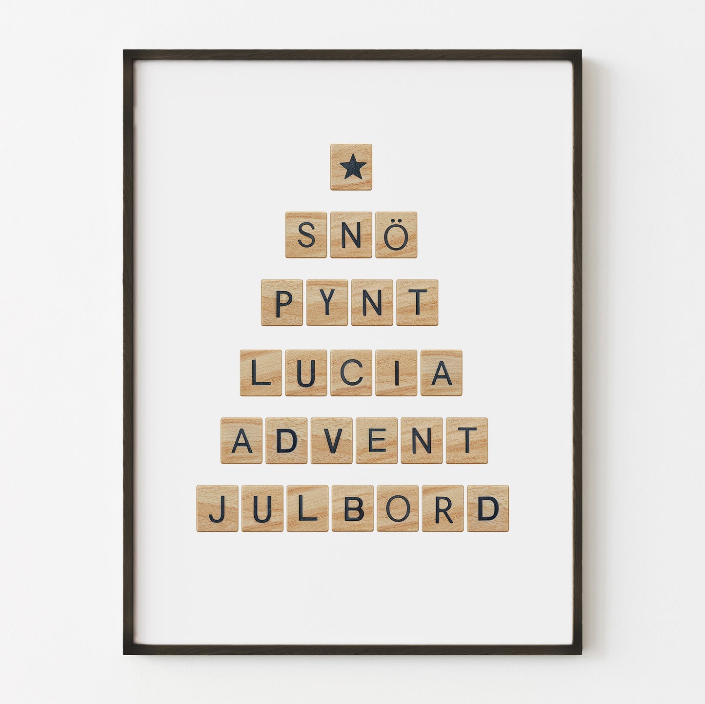Julgran – Poster