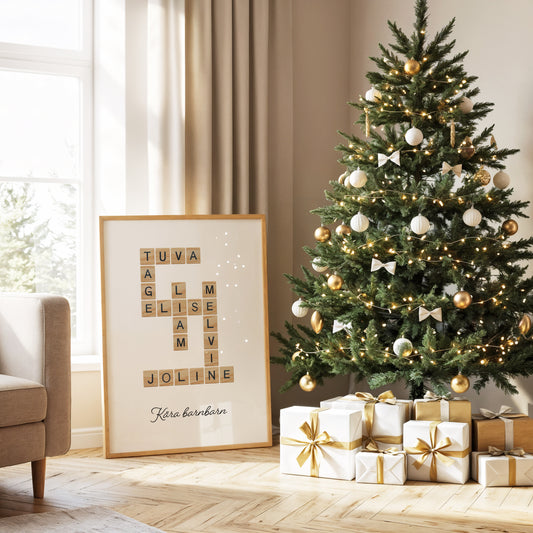 Personlig namntavla – Trä