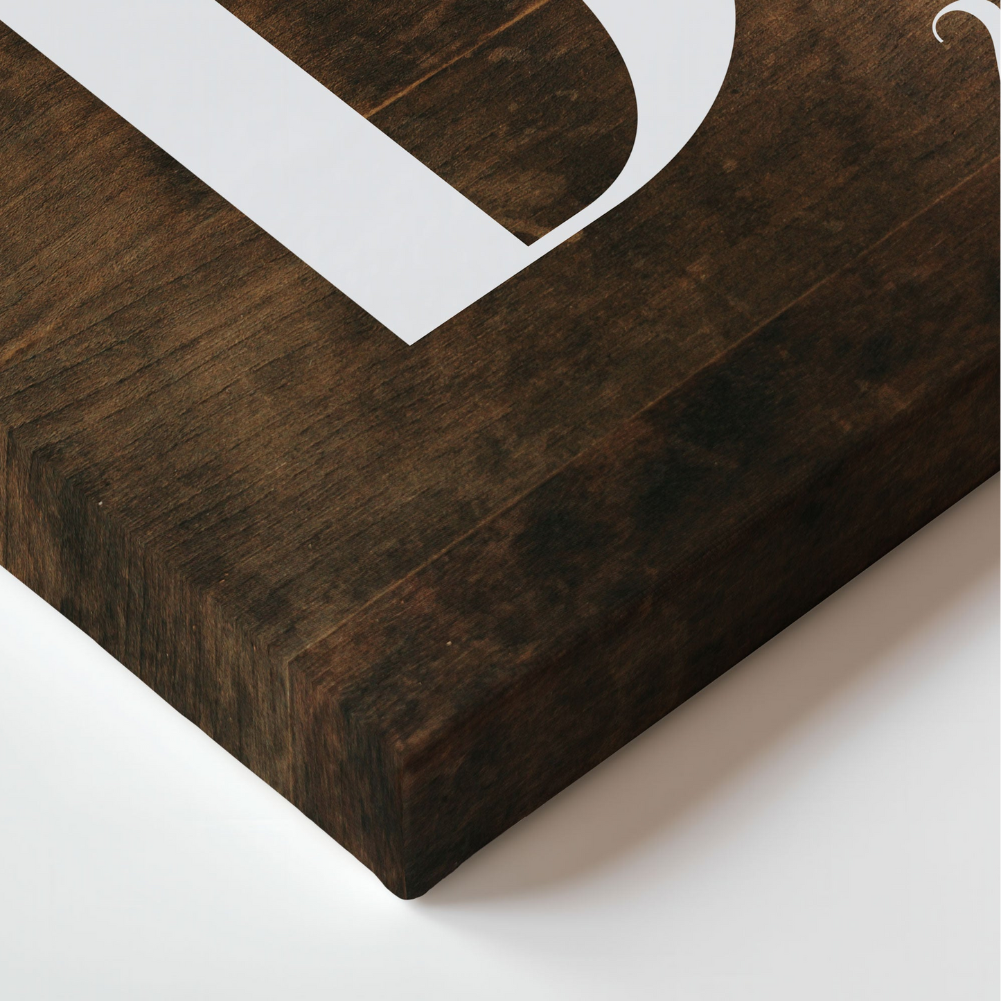 Personlig bokstavstavla – Trä