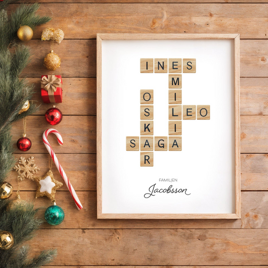 Personlig namntavla – Trä