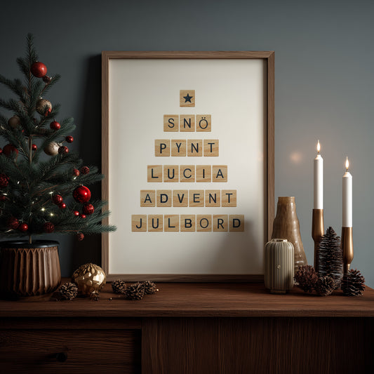 Julgran – Poster
