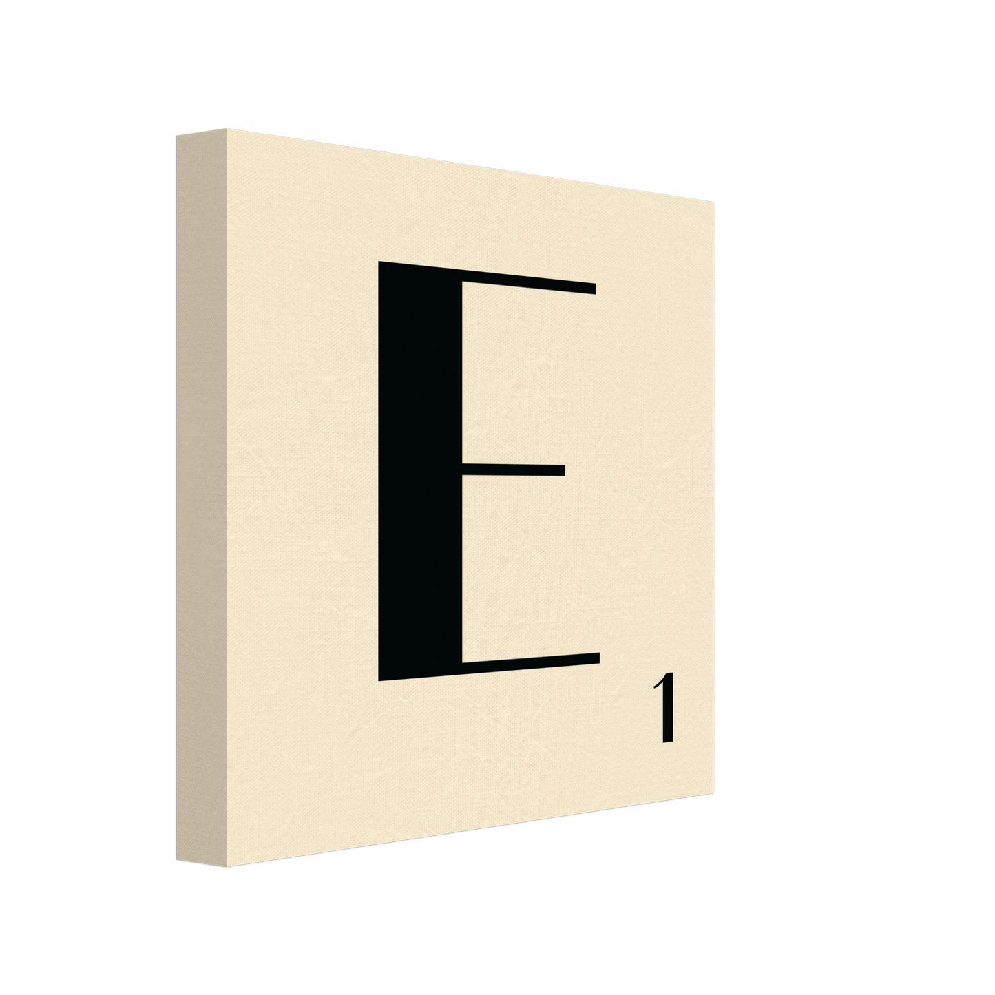 Personlig bokstavstavla – Creme