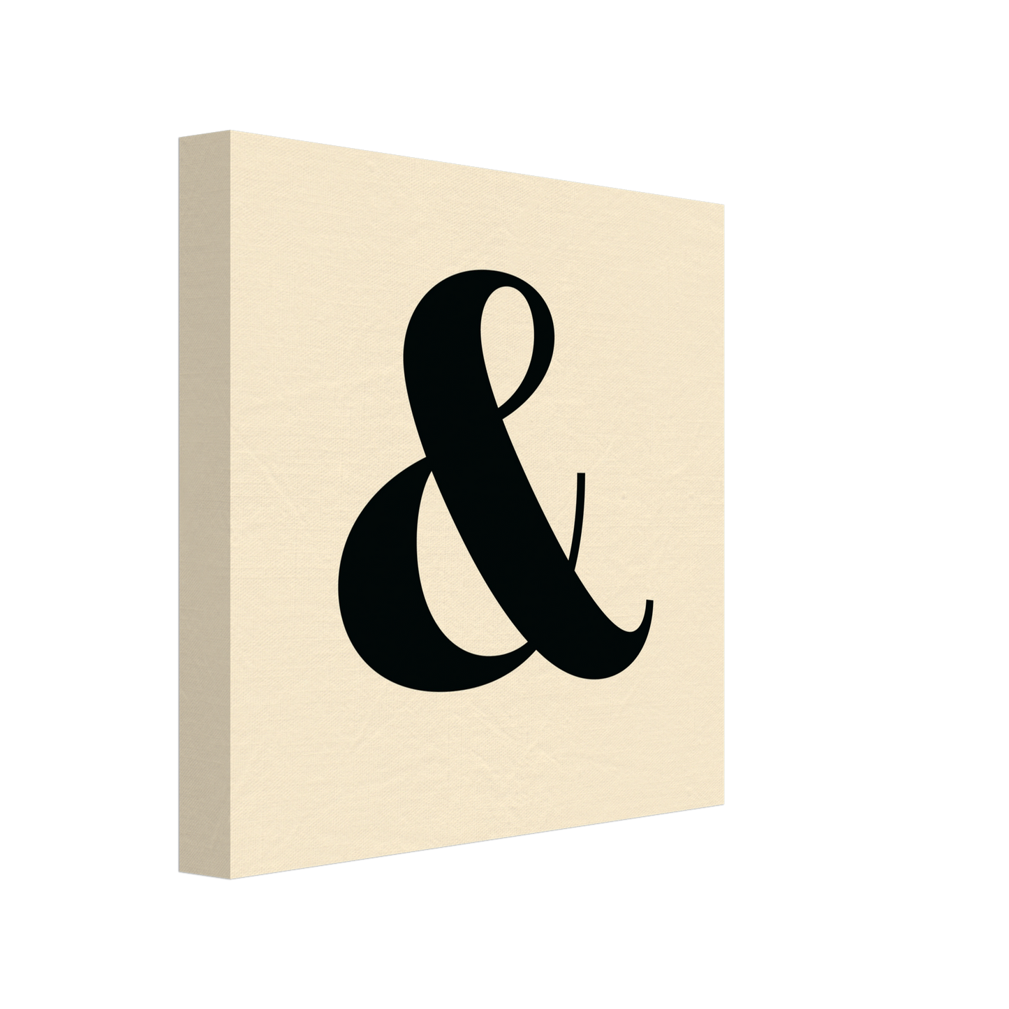 Personlig bokstavstavla – Creme