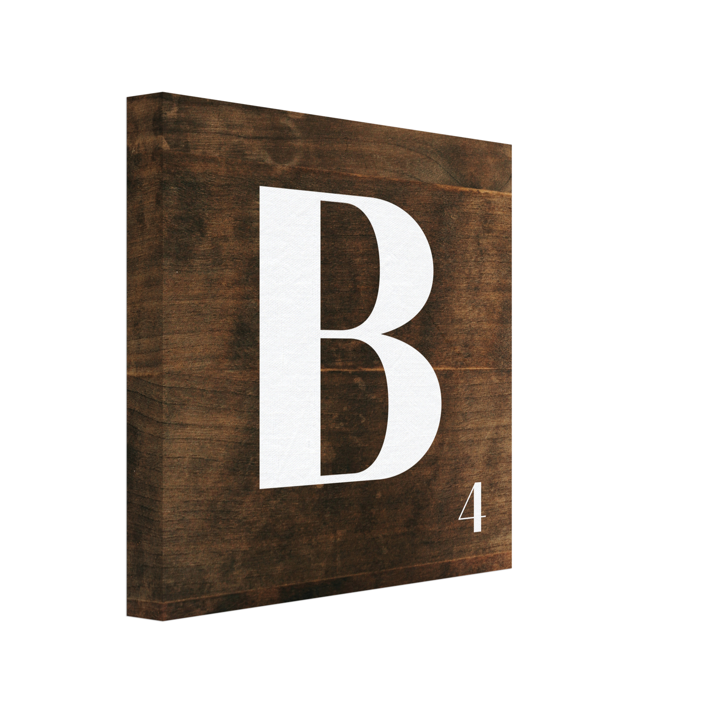 Personlig bokstavstavla – Trä