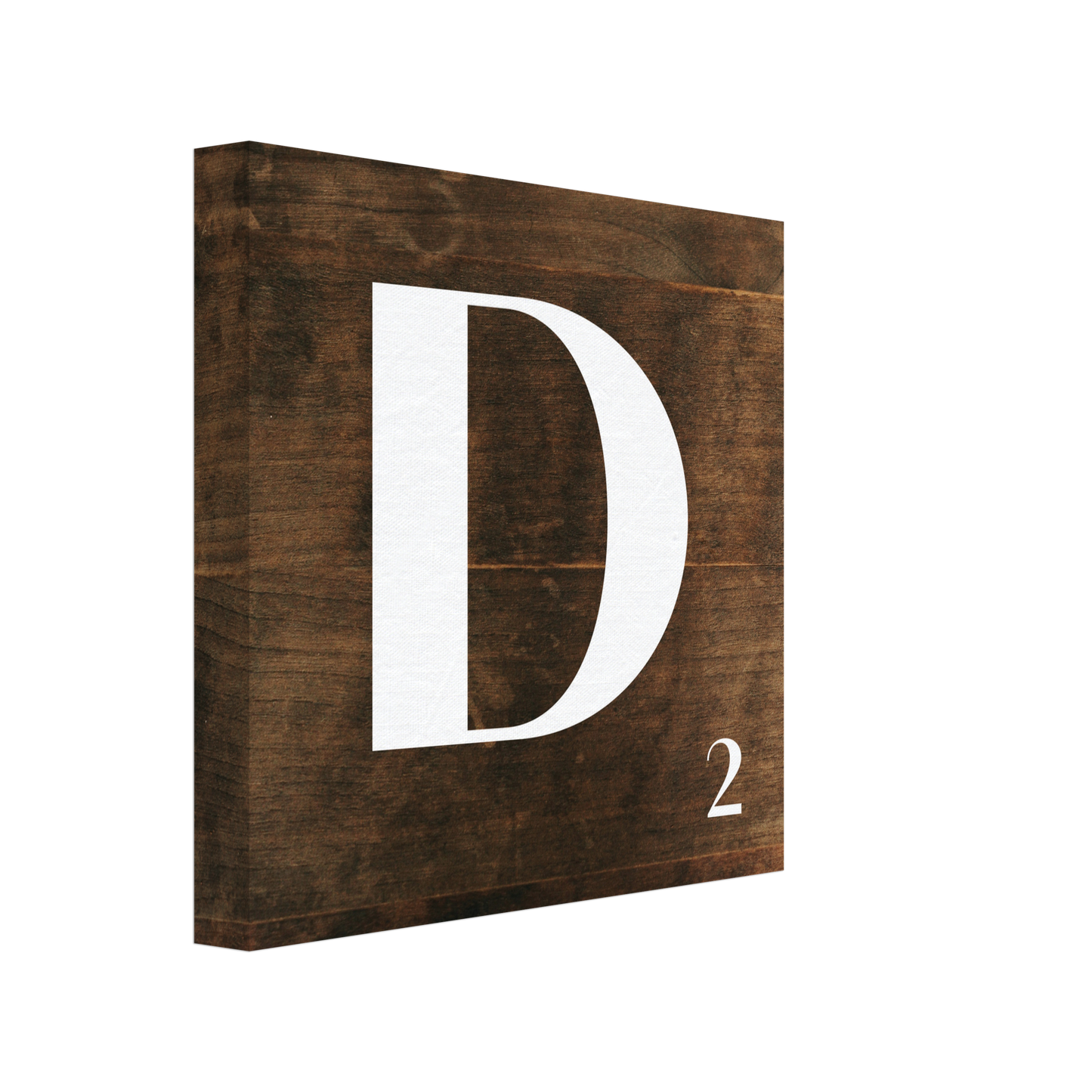 Personlig bokstavstavla – Trä