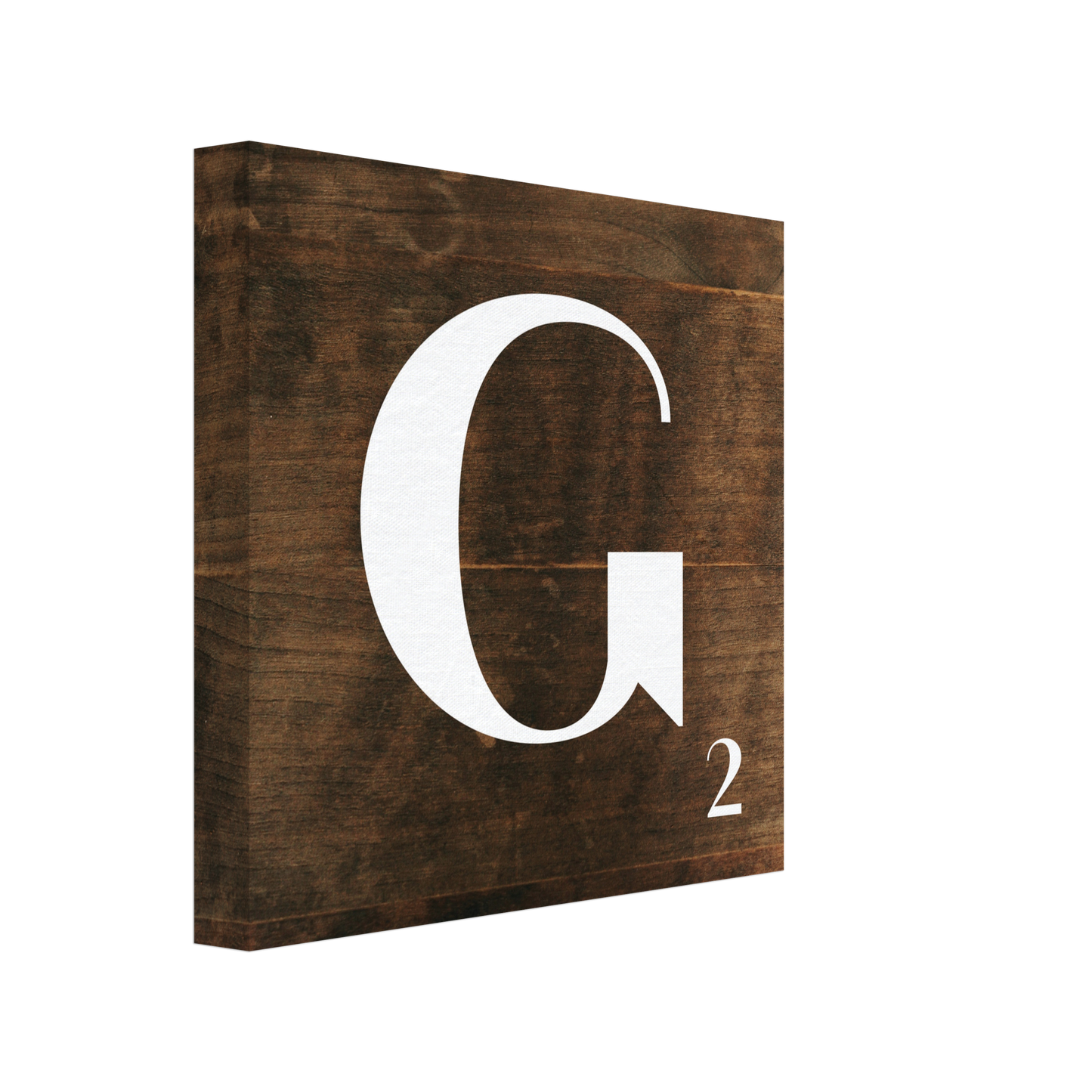 Personlig bokstavstavla – Trä