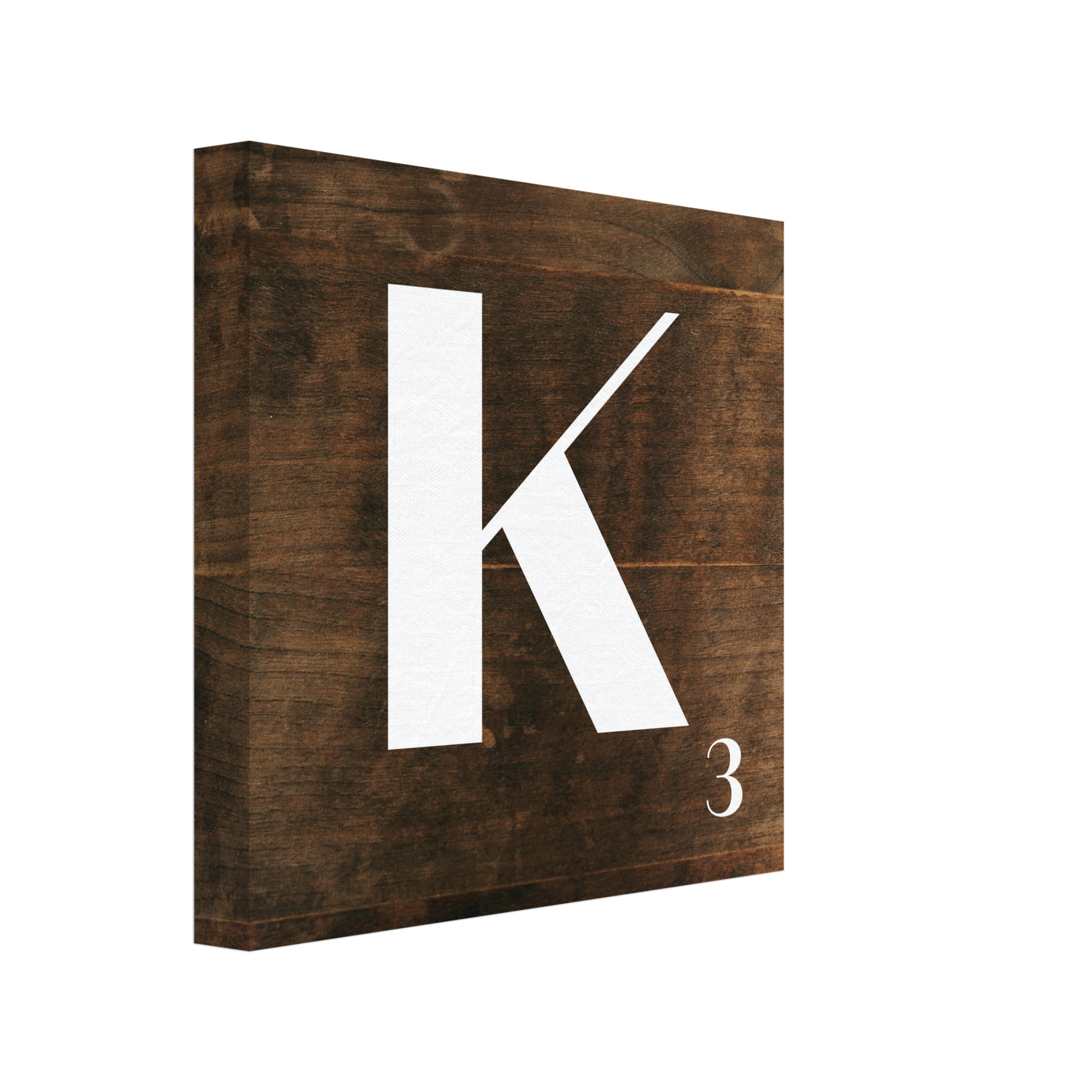 Personlig bokstavstavla – Trä