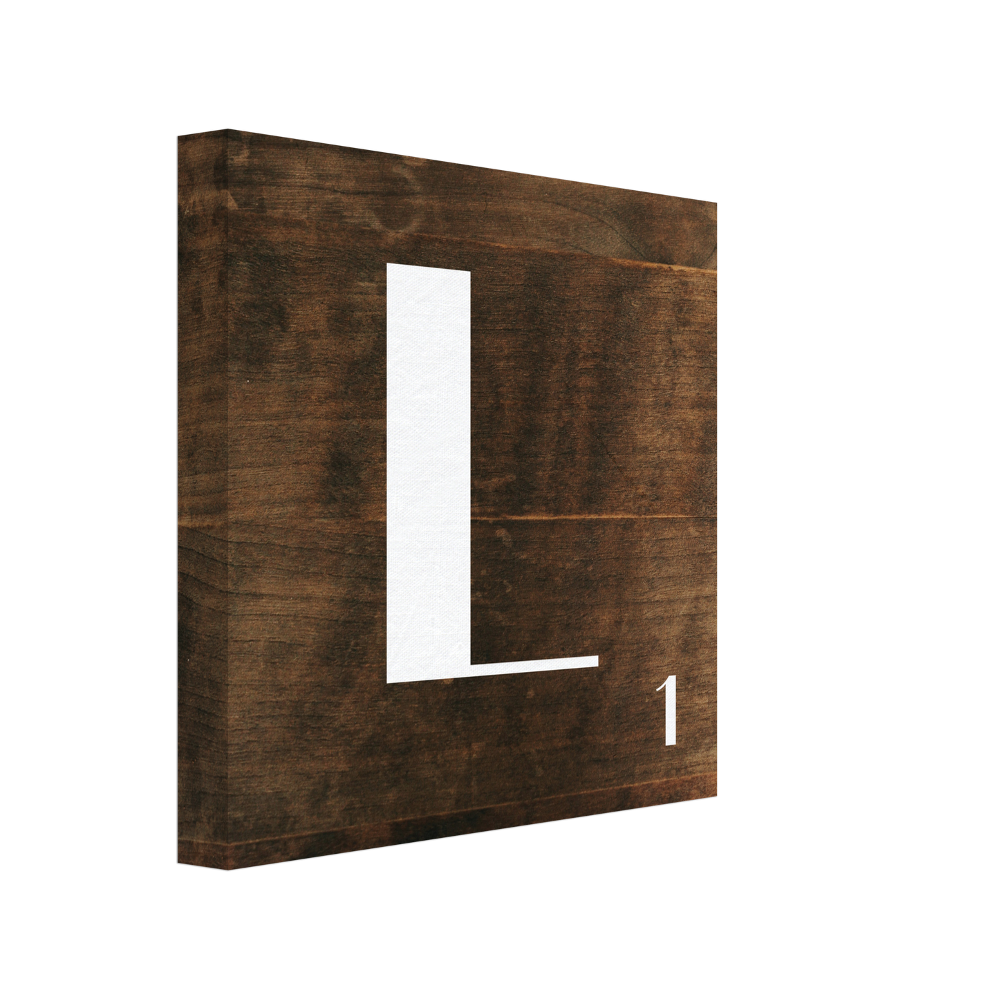 Personlig bokstavstavla – Trä