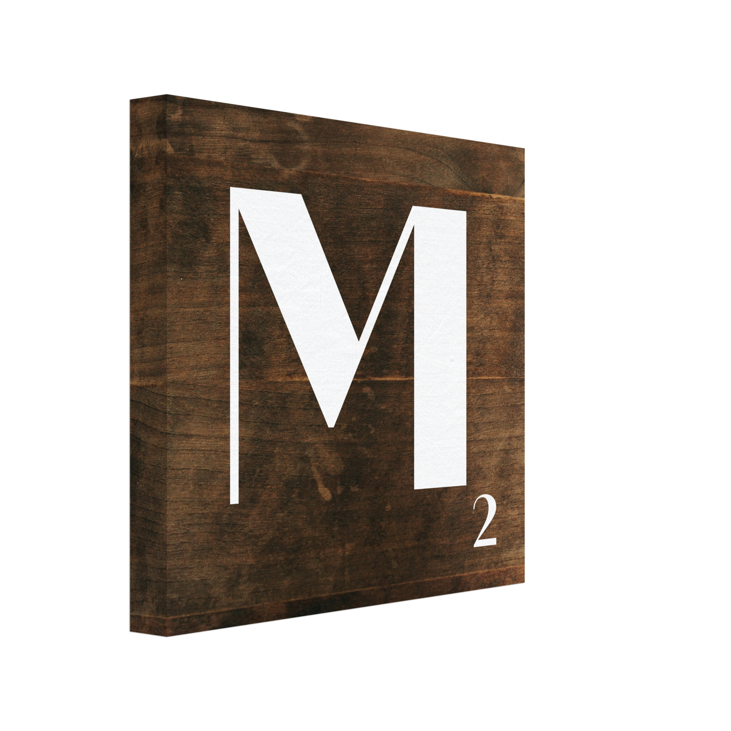 Personlig bokstavstavla – Trä