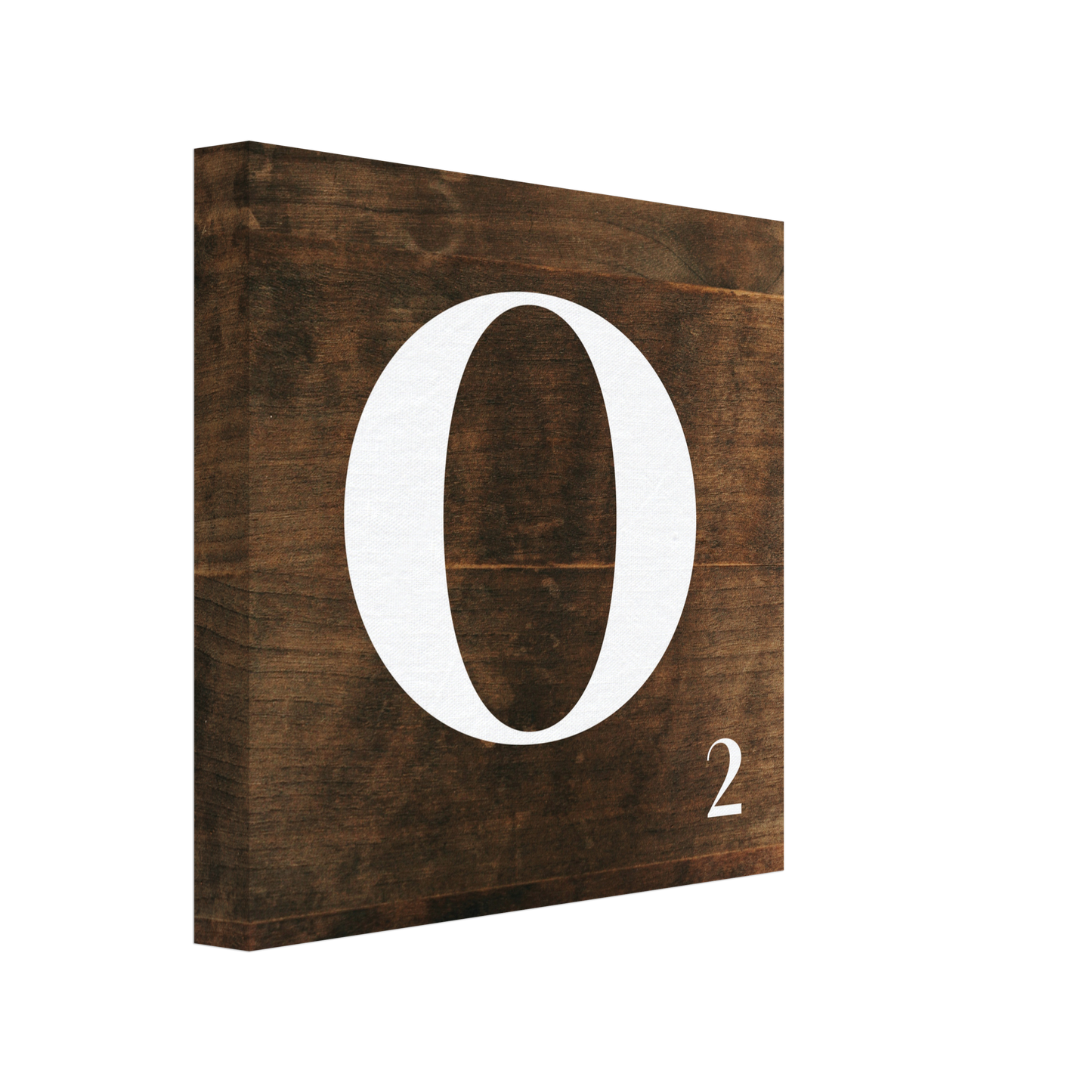 Personlig bokstavstavla – Trä