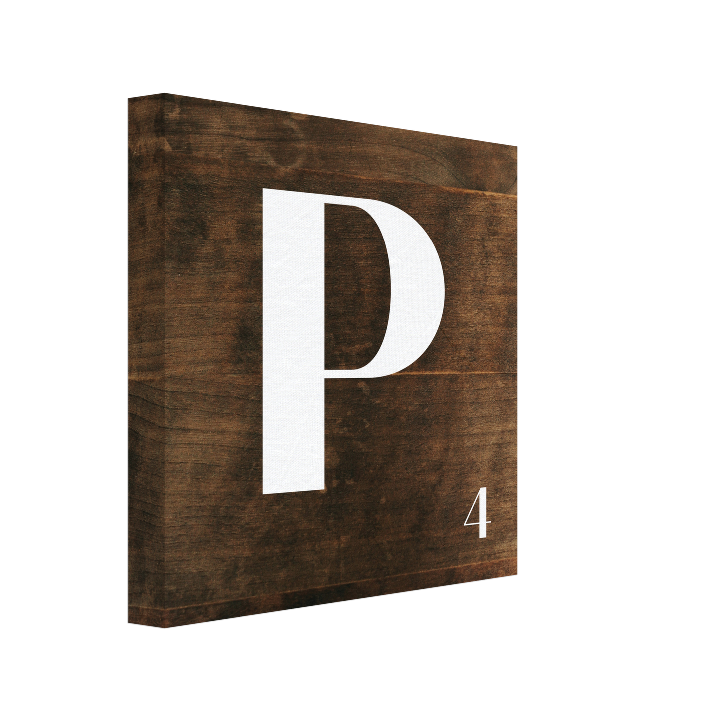 Personlig bokstavstavla – Trä