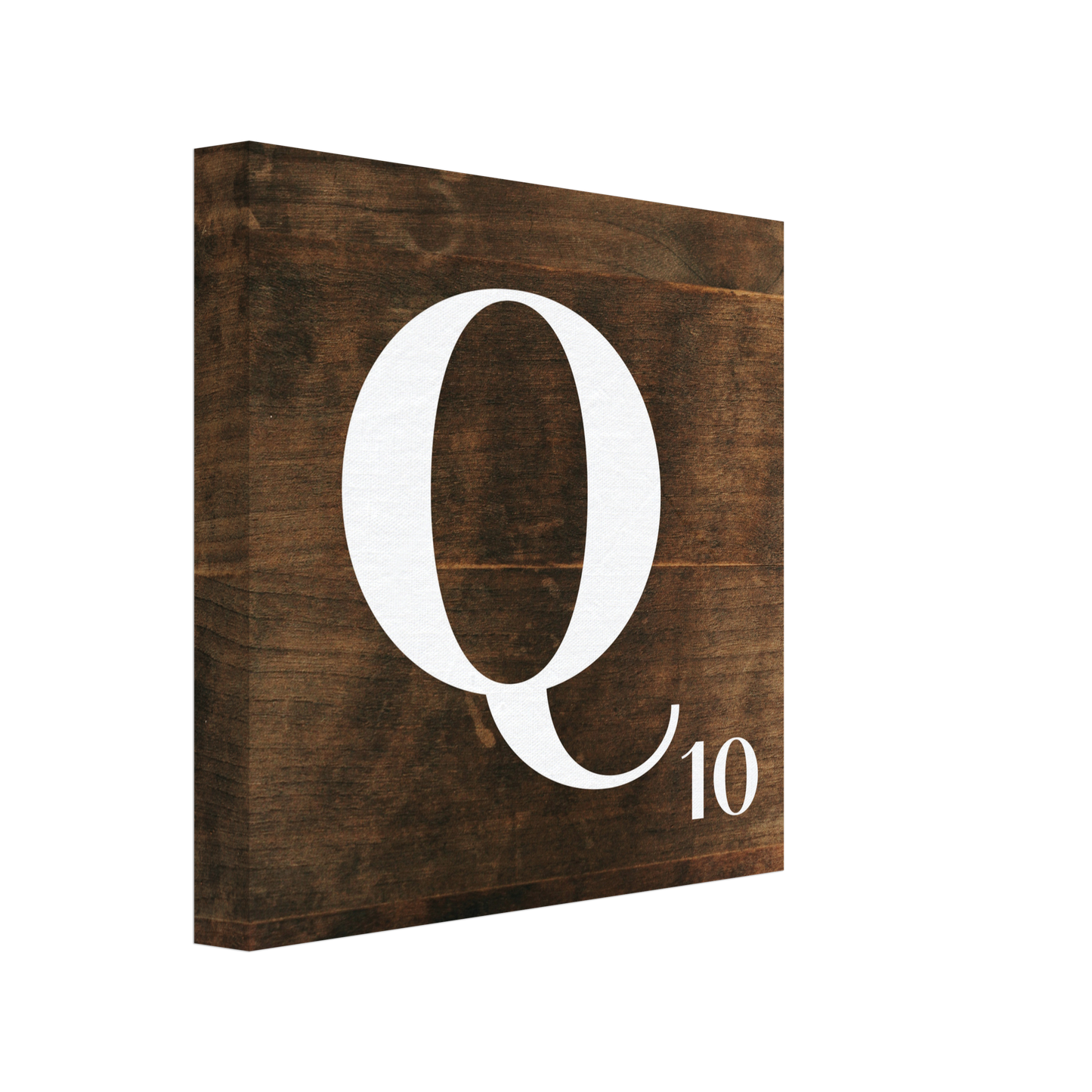 Personlig bokstavstavla – Trä