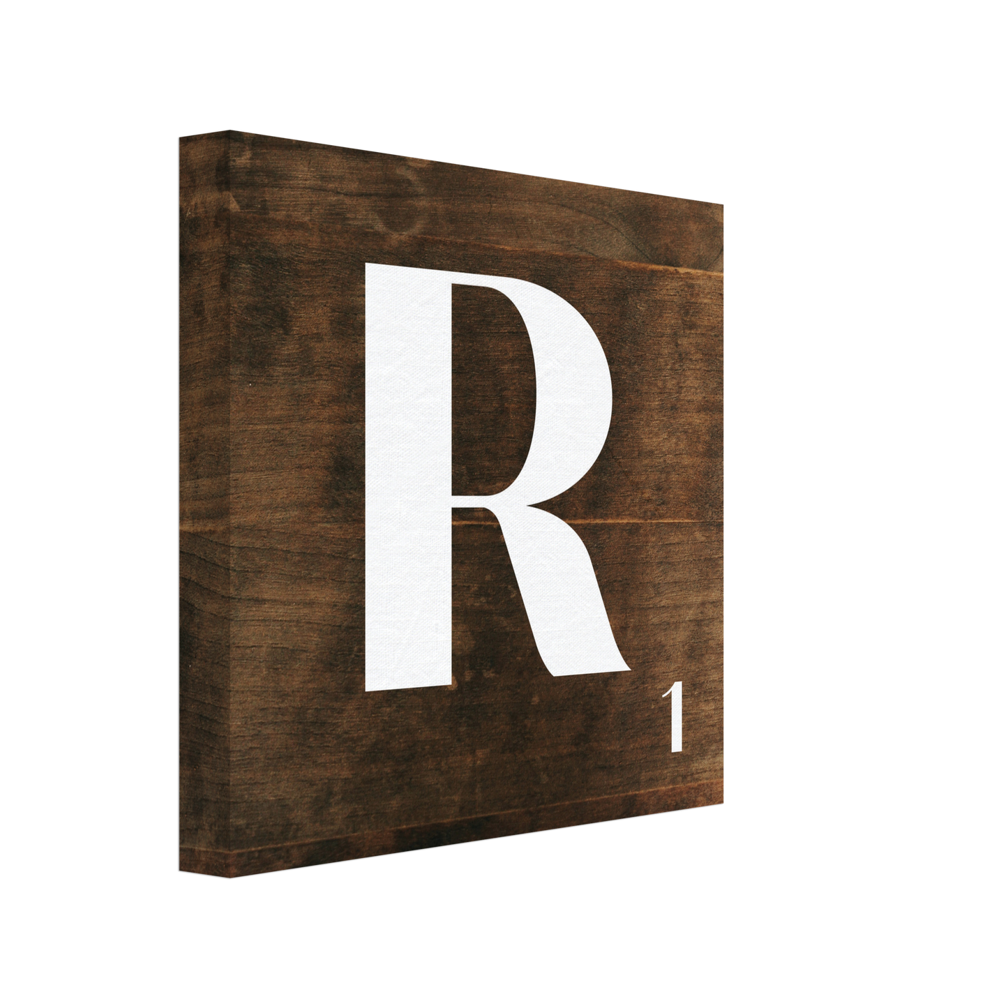 Personlig bokstavstavla – Trä