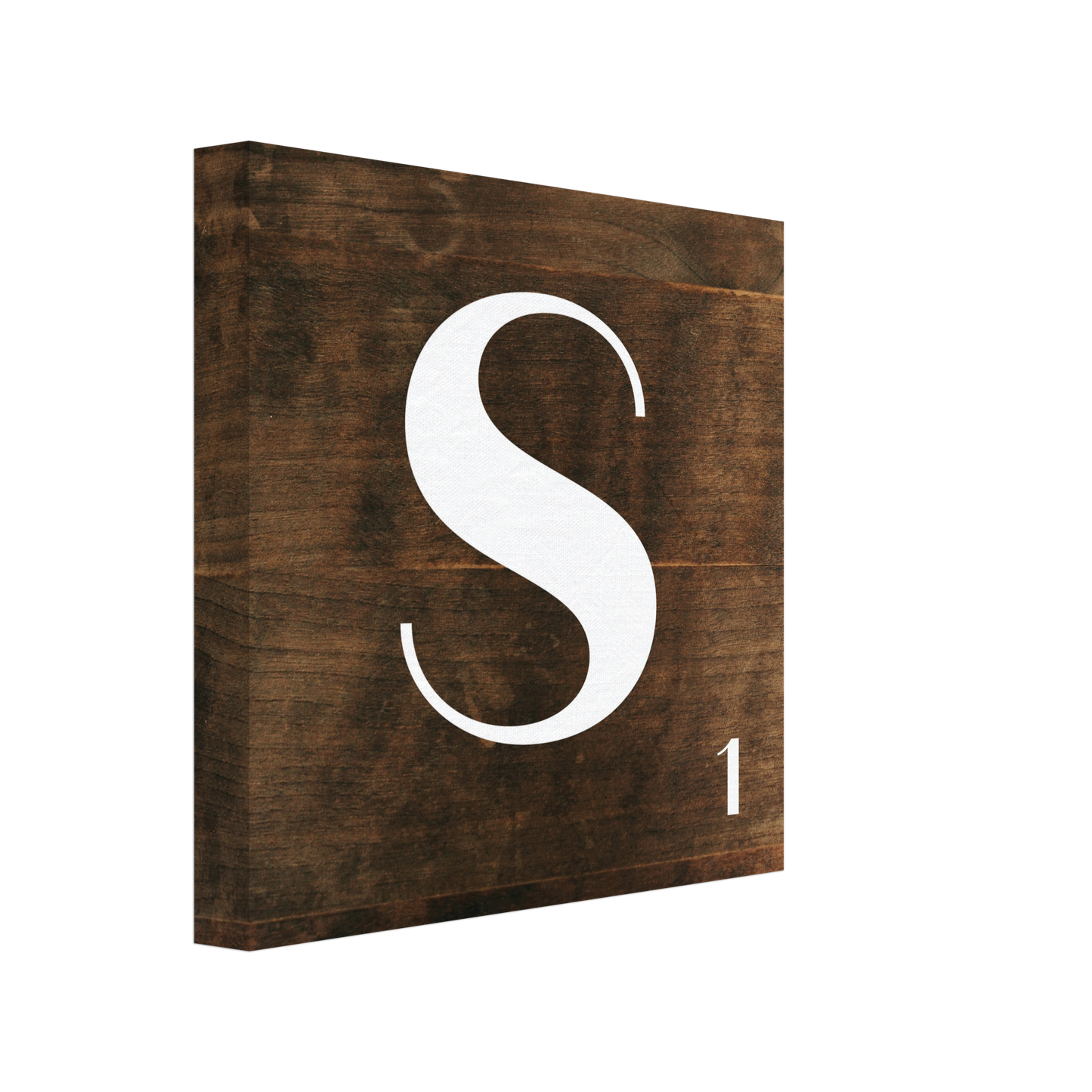 Personlig bokstavstavla – Trä