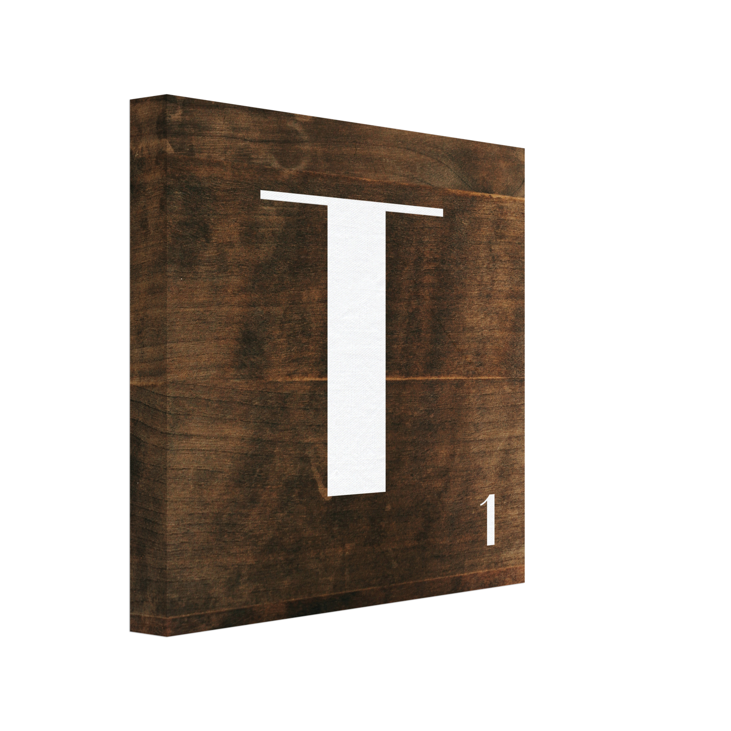 Personlig bokstavstavla – Trä