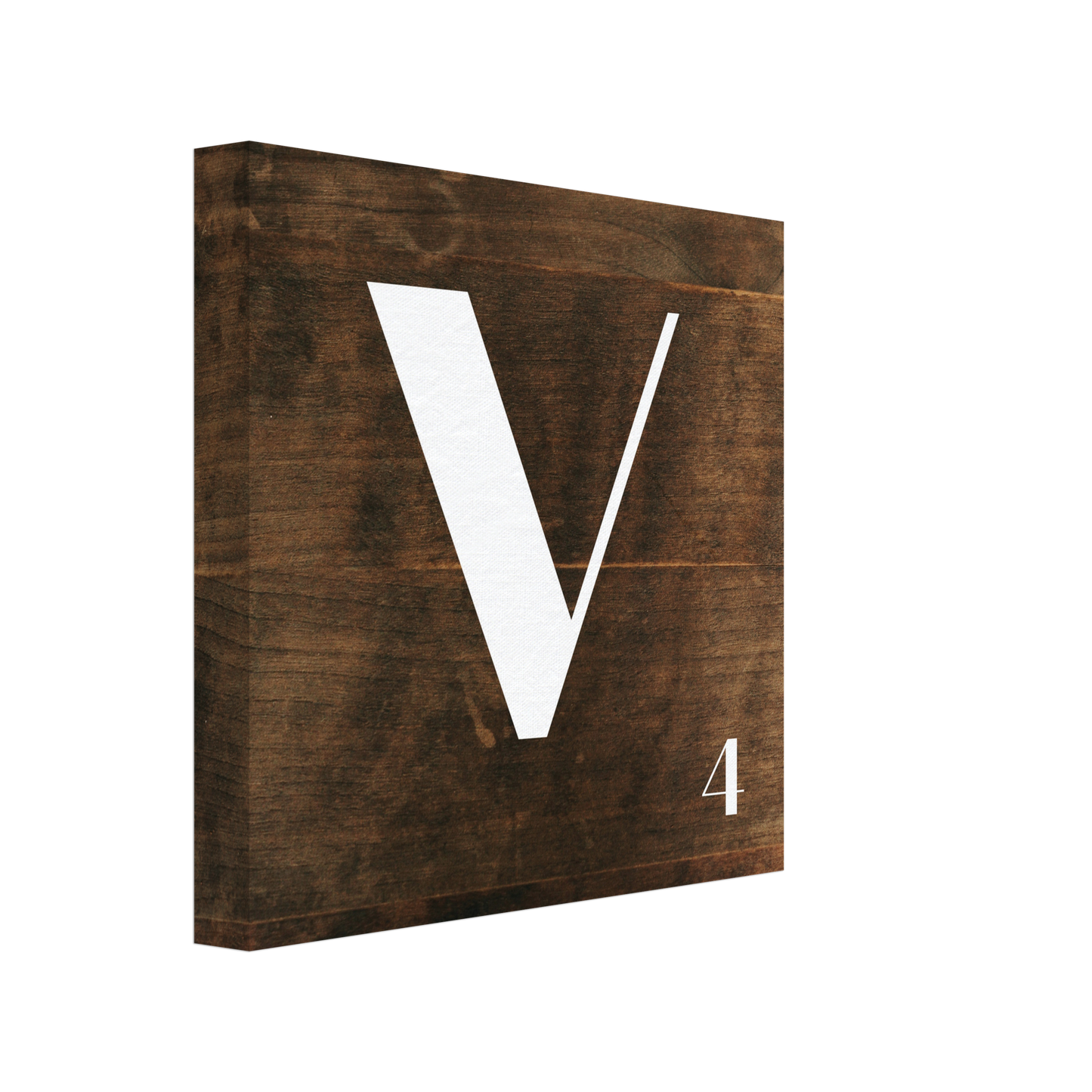 Personlig bokstavstavla – Trä