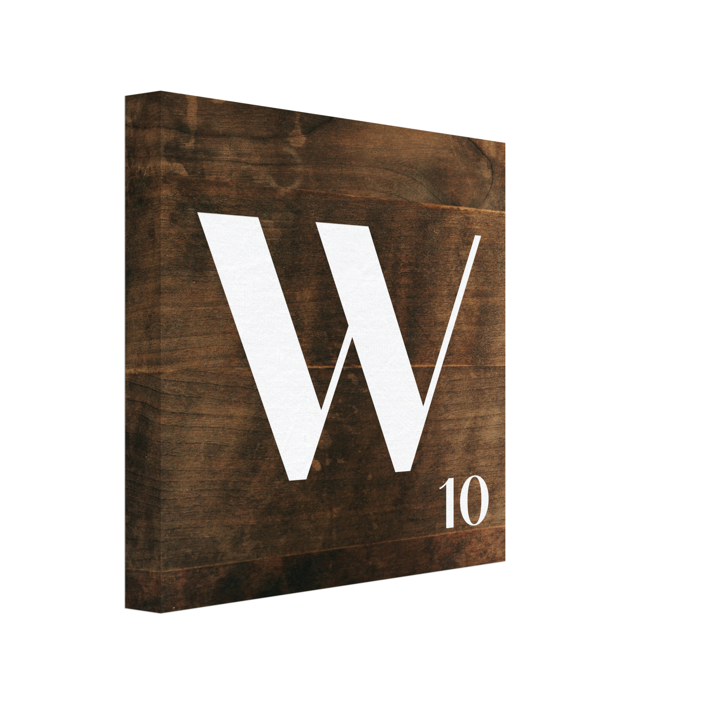 Personlig bokstavstavla – Trä