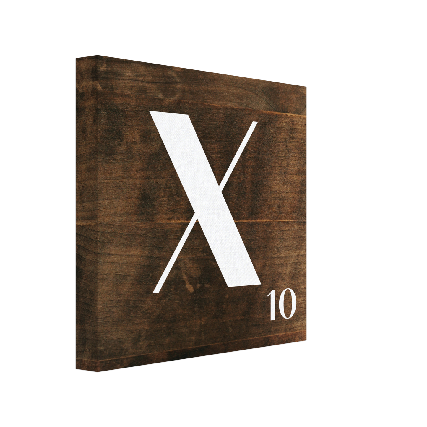 Personlig bokstavstavla – Trä