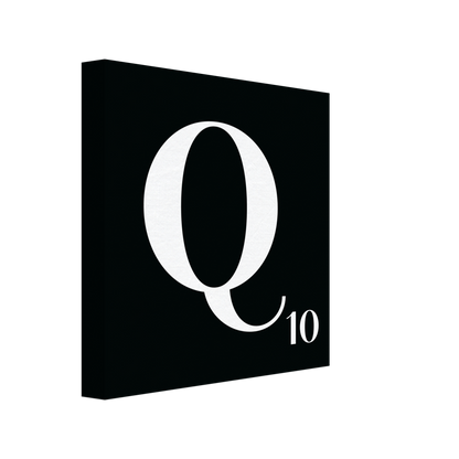 Personlig bokstavstavla – Svart