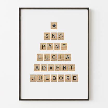Julgran – Poster