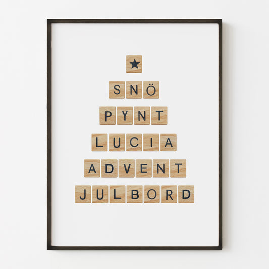 Julgran – Poster